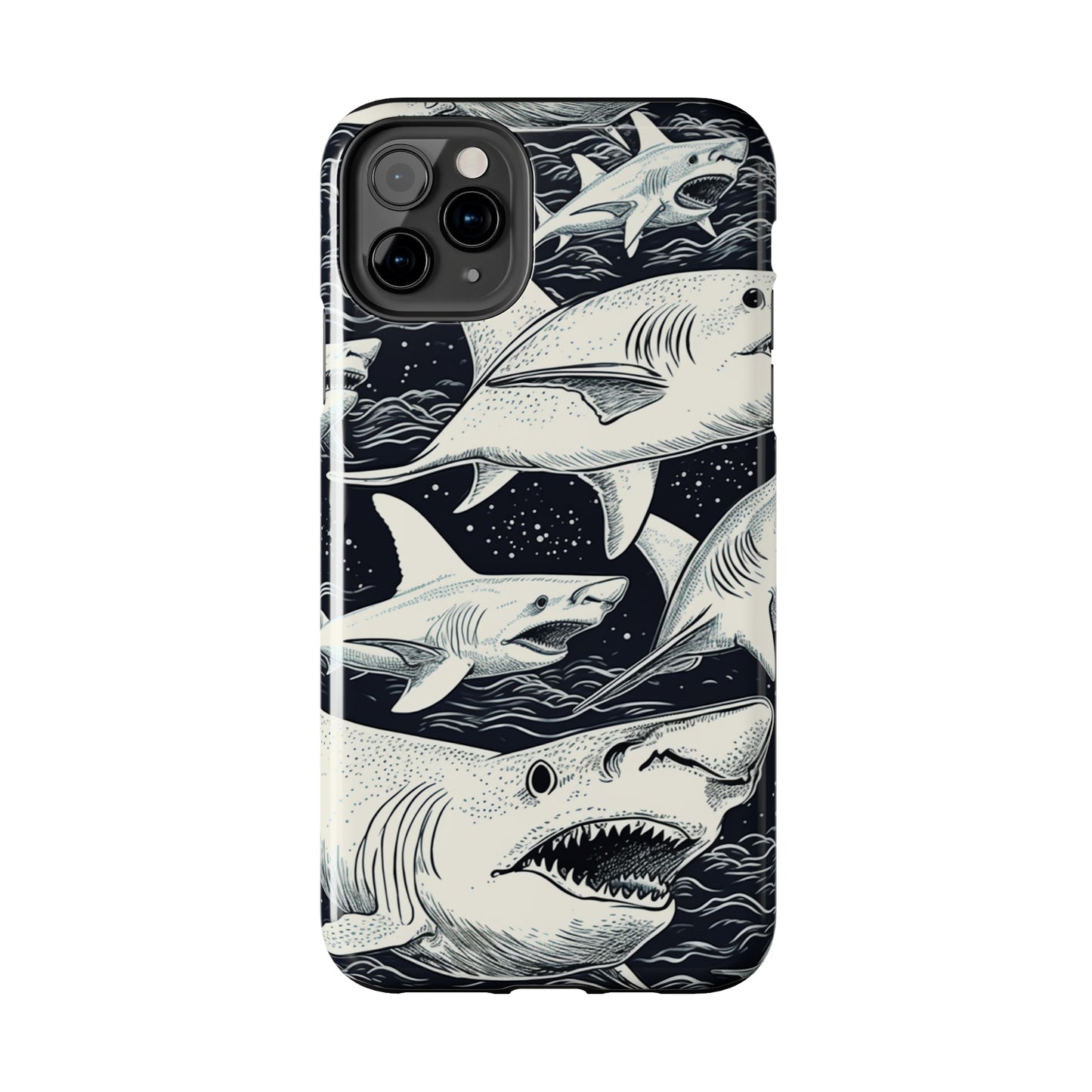 Shark Design | Swimming with the Sharks Aquatic Adventure iPhone 13 Case