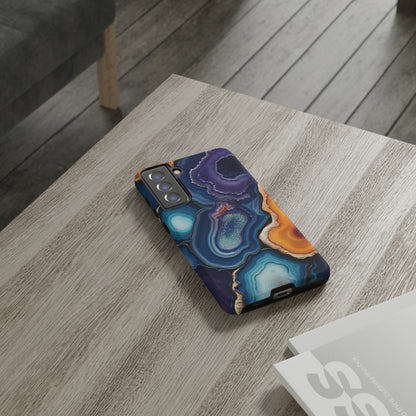 Agate Slice Geode Elegance: Natural Beauty Phone Case