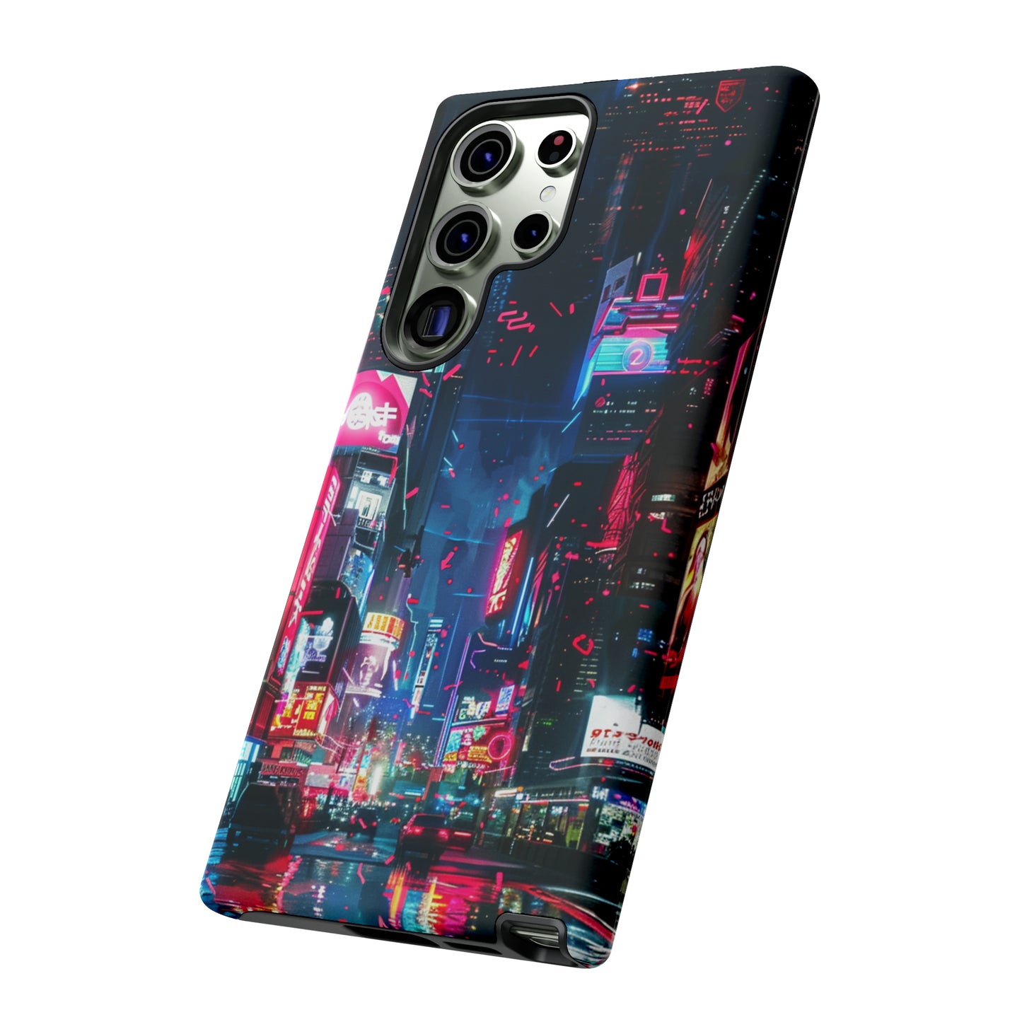 Cyberpunk Tokyo Cityscape Phone Case