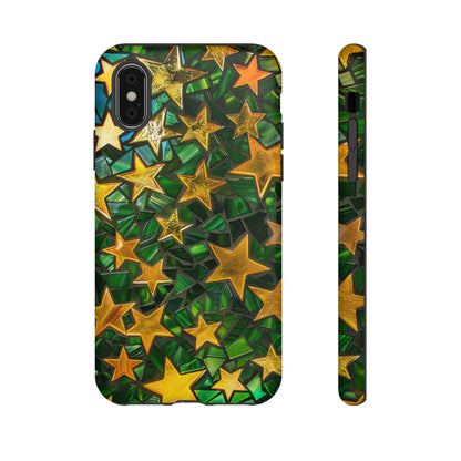 Green Celestial Stained Glass Mosaic Phone Case