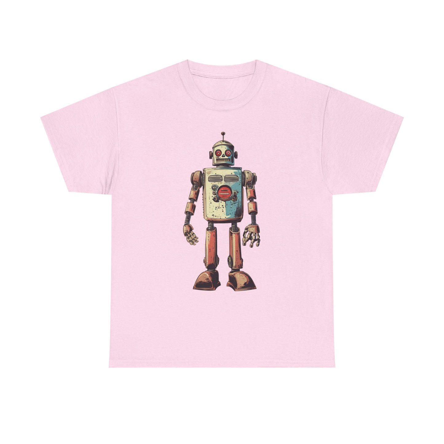Retro Robot 60s Sci Fi T Shirt Vintage Future Gen X Nerd Tee
