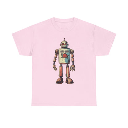 Retro Robot 60s Sci Fi T Shirt Vintage Future Gen X Nerd Tee