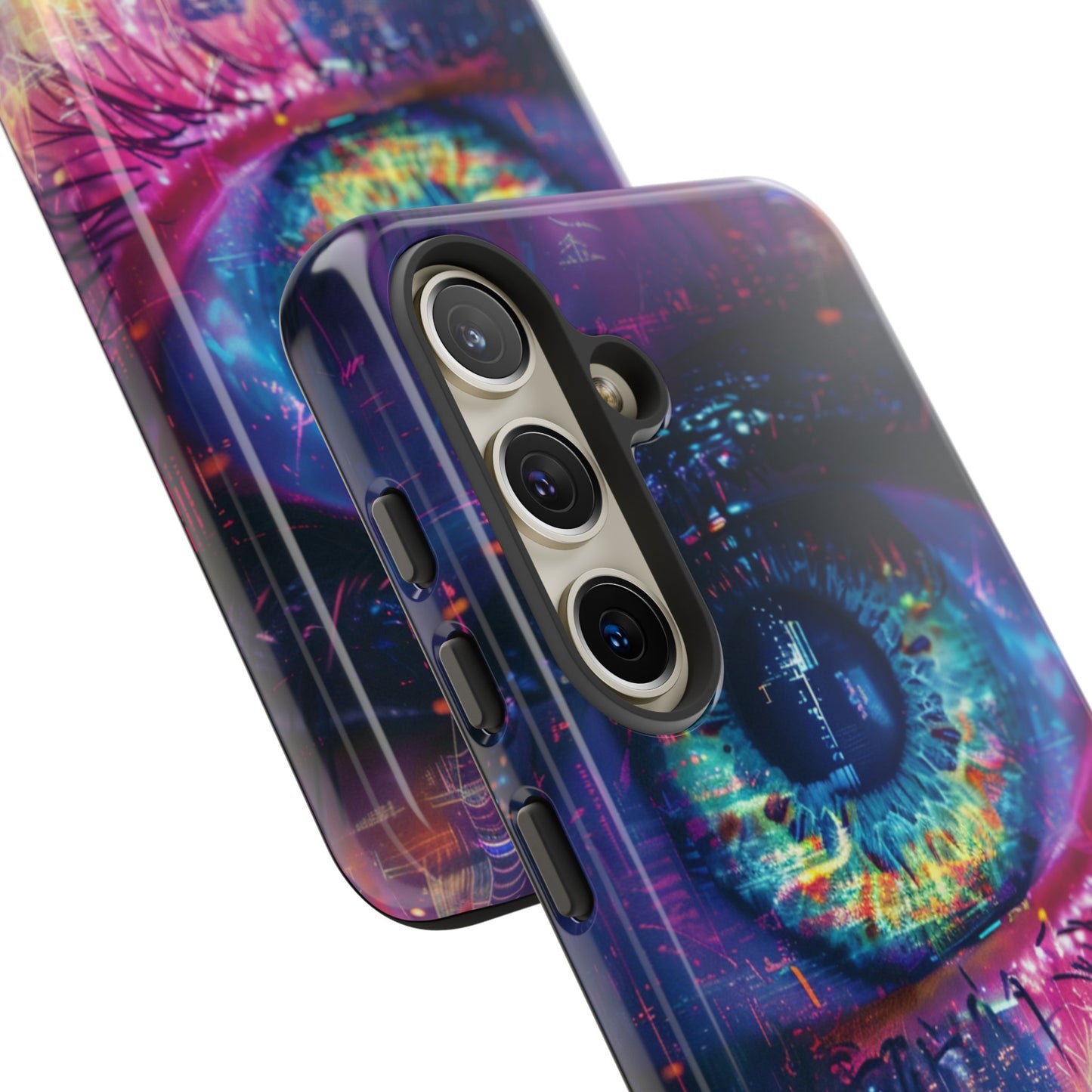 Eye of the Beholder Cyberpunk Art Phone Case