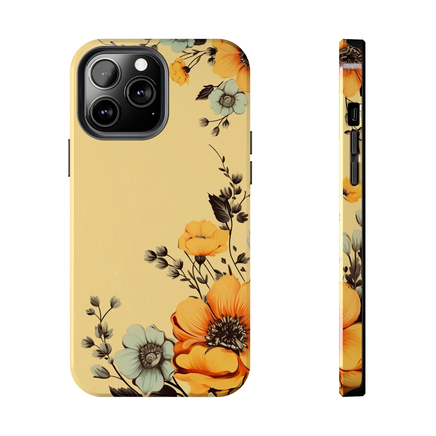 Classic Vintage Floral Case for iPhones – Timeless Elegance & Protection