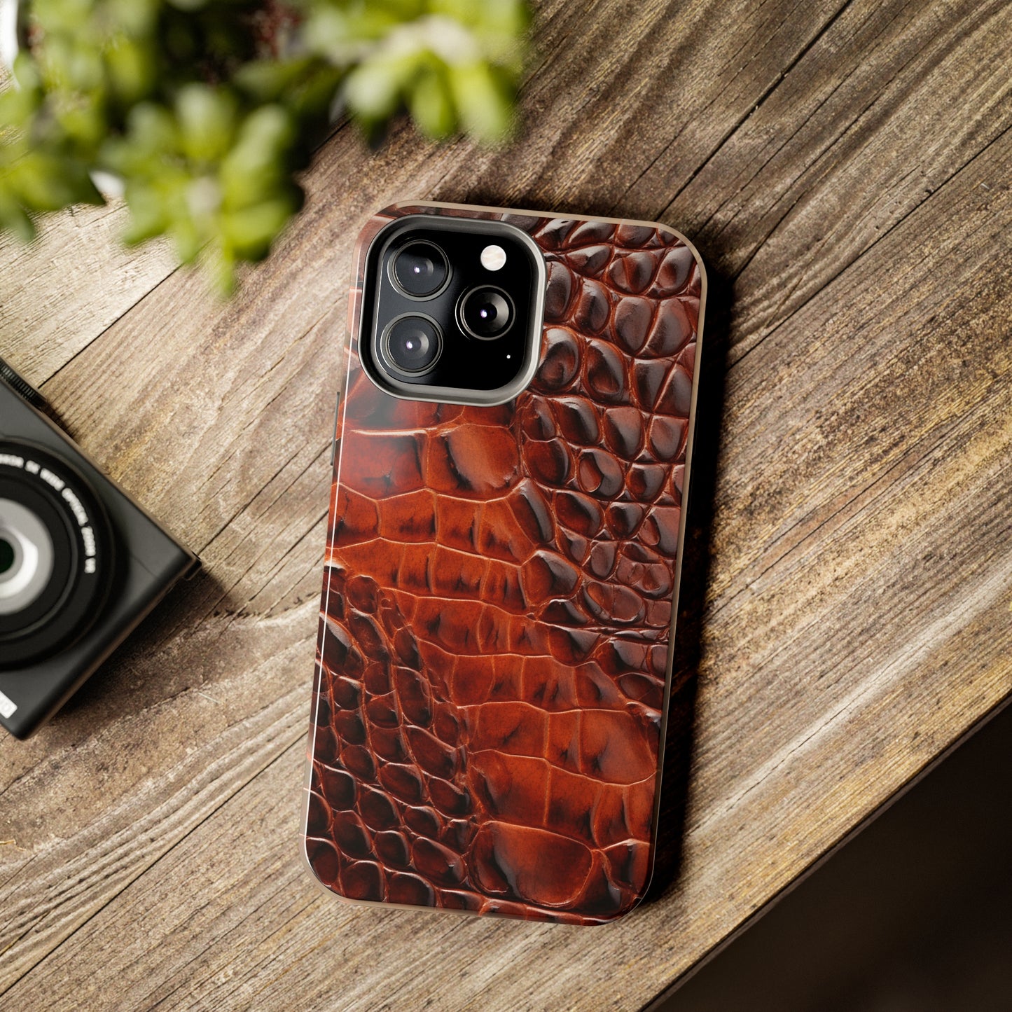 Alligator Skin Texture iPhone Case | Embrace Luxurious Style and Protection