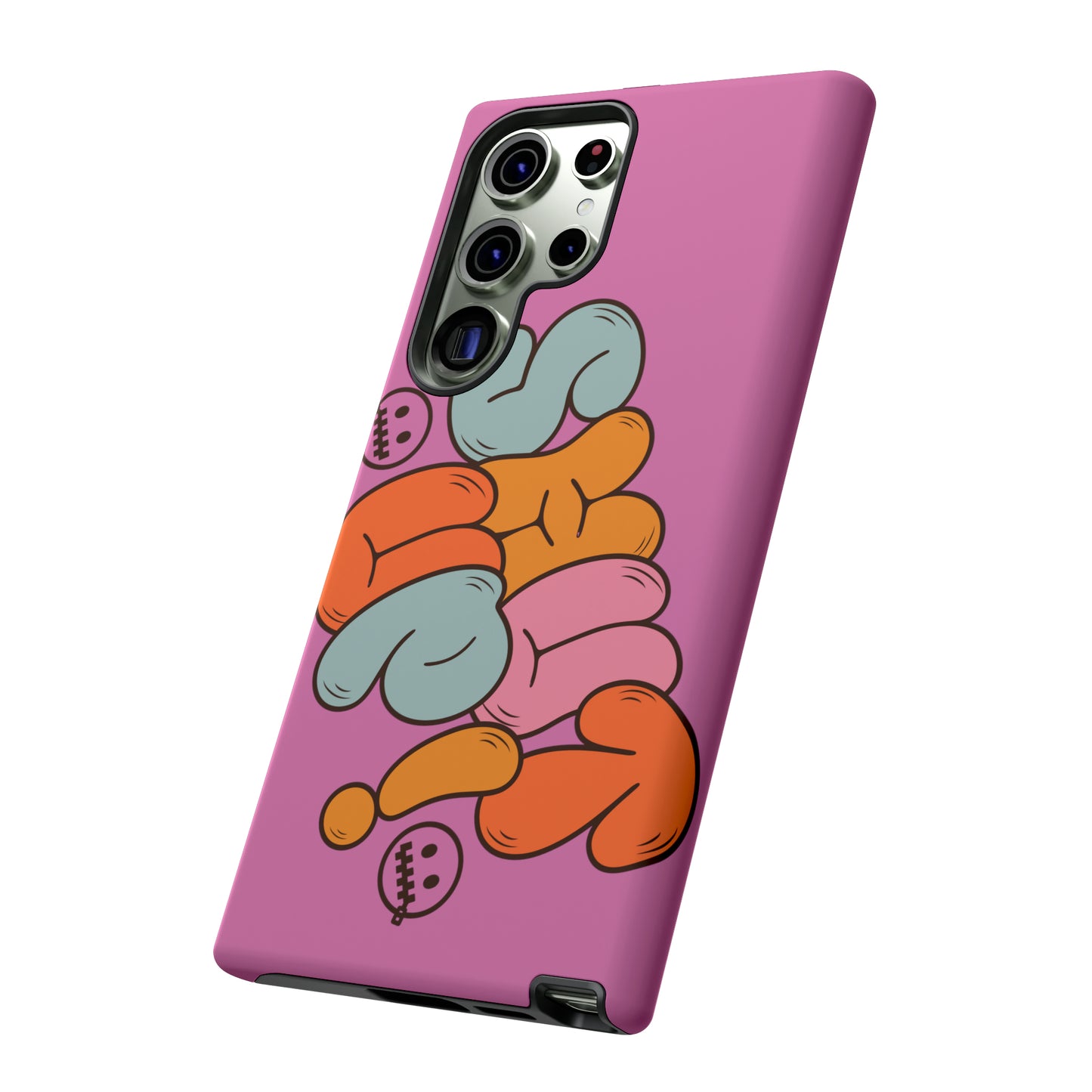 Shut Up Phone Case | Warm Retro Psychedelic Colors | For iPhone, Pixel, Samsung