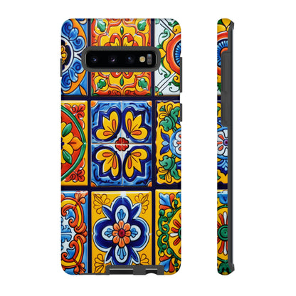 Floral tile iPhone case