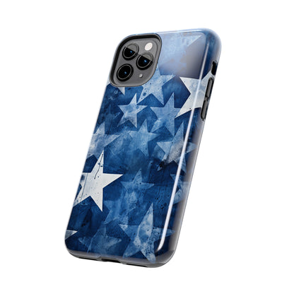 Starry Nights: Denim Dreams | Celestial Star-Patterned iPhone Case