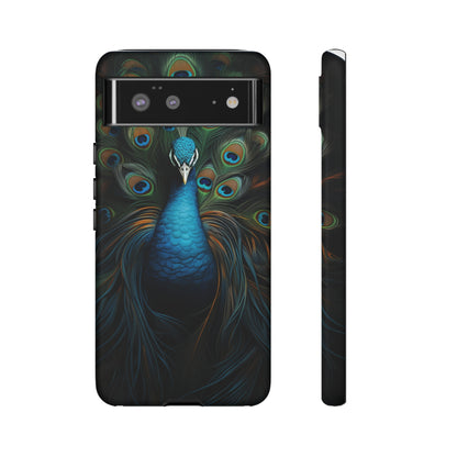 Peacock Feathers iPhone Case - A Timeless Symbol of Elegance for Google Pixel, iPhone, and Samsung Cases