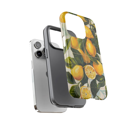 Mediterranean Lemon Italian Tile iPhone 14 Case