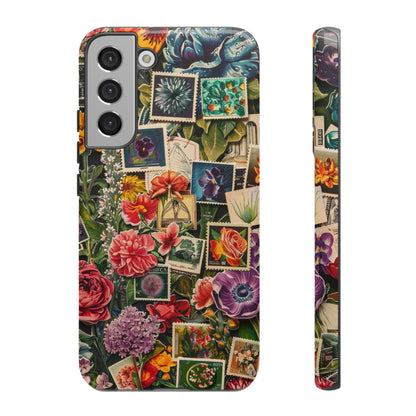 Vintage Floral Stamps Phone Case