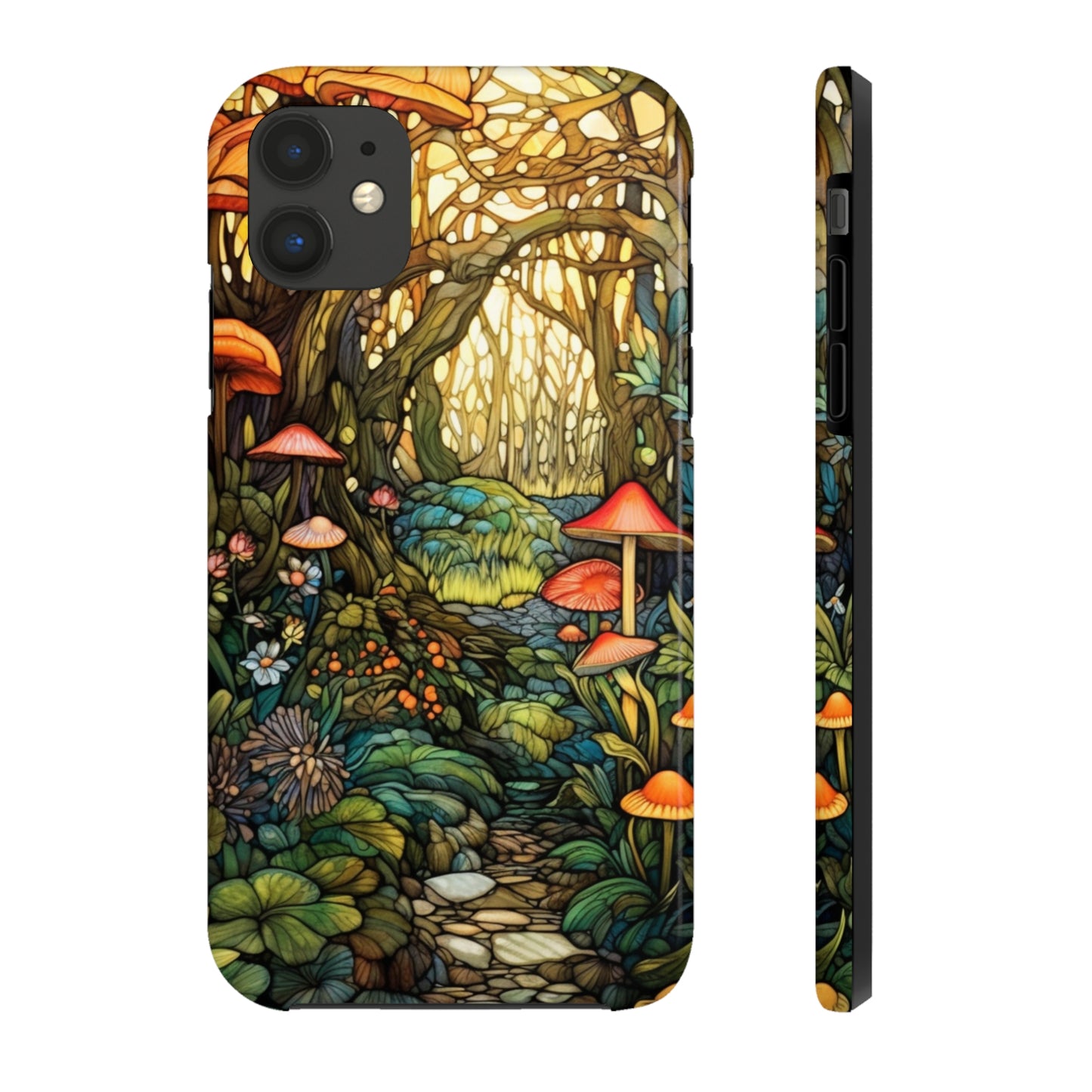 Magic Mushroom Boho Vibe iPhone Tough Case | Embrace the Enchantment of Nature with Durable Style