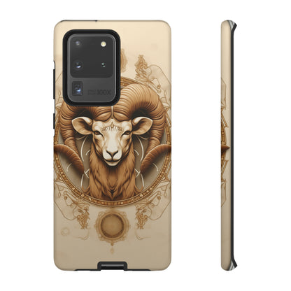 Aries Astrology Stained Glass Phone Case