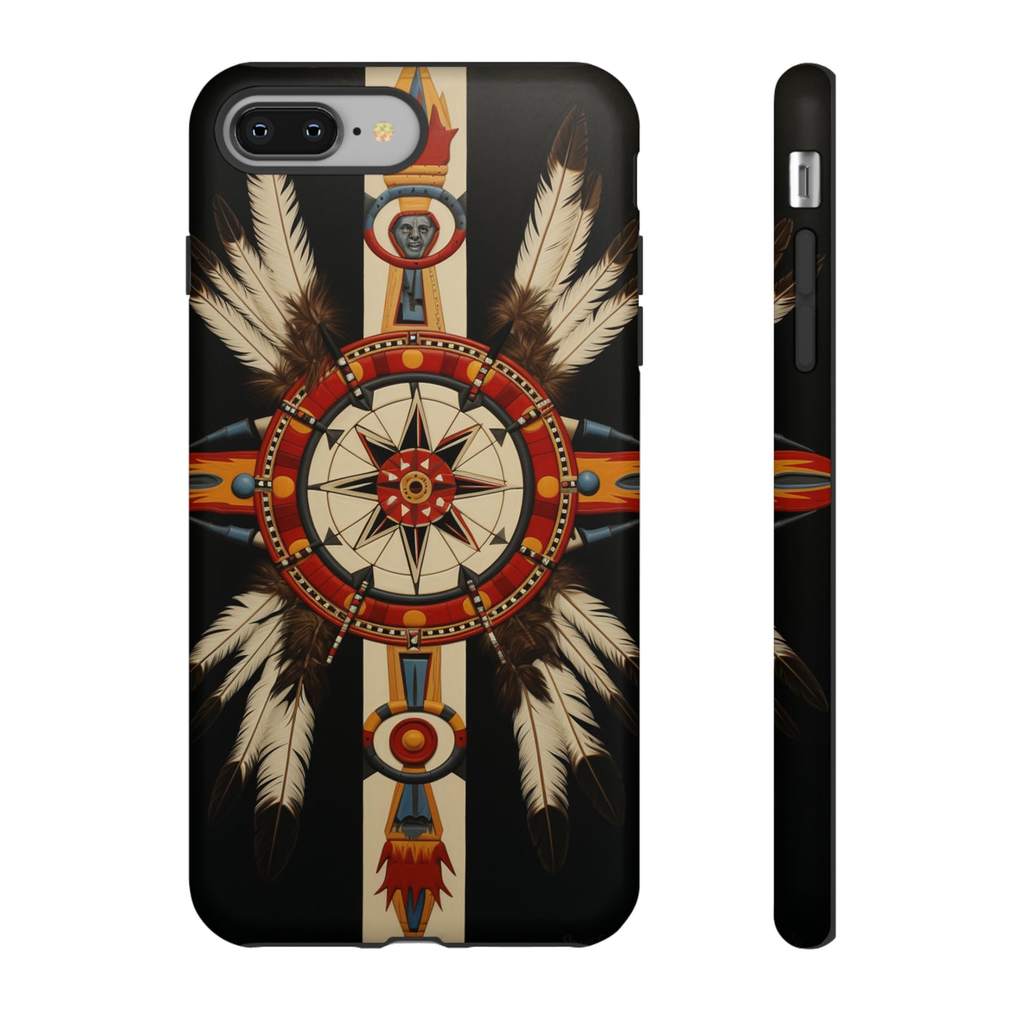 Indian medicine wheel phone cover for iPhone