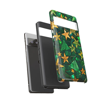 Green Celestial Stained Glass Mosaic Phone Case