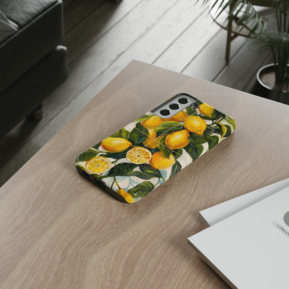 Mediterranean Lemon Italian Tile iPhone 14 Case