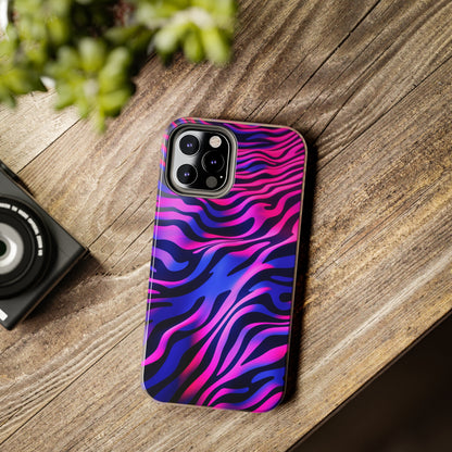 Wild Illusion: Trippy Tiger Stripes Mystique | Dynamic iPhone Case