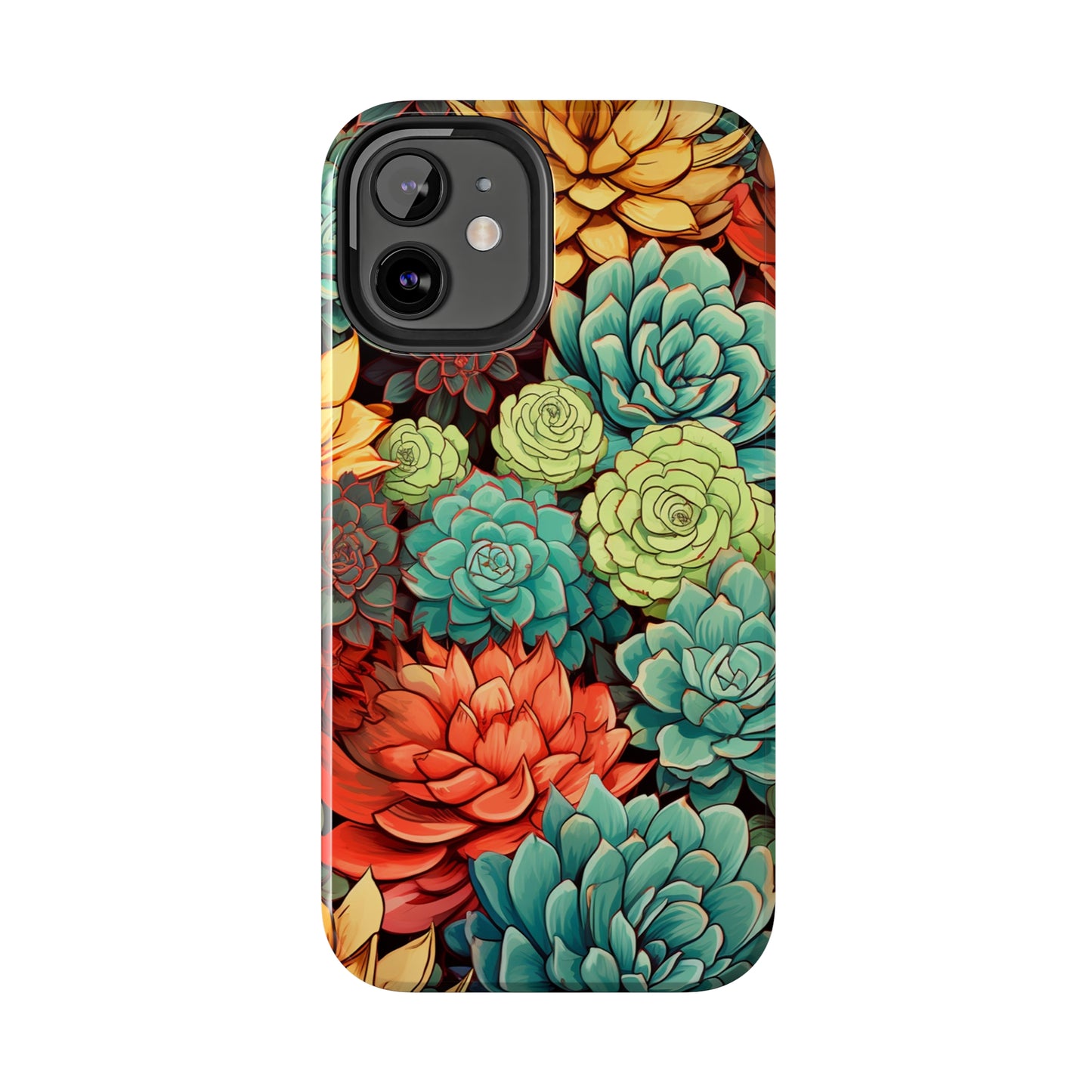 Succulent Desert Cactus Floral iPhone Case | Embrace the Beauty of Arid Elegance