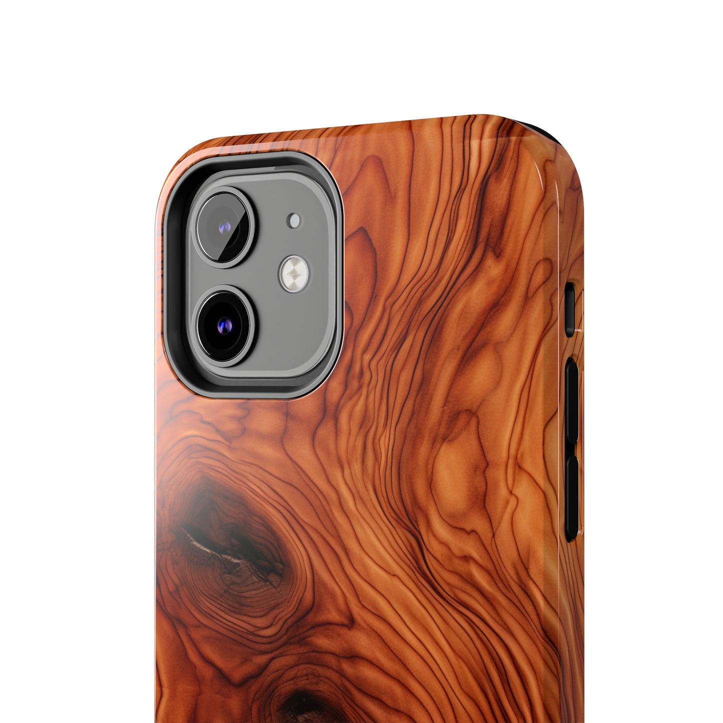 Elegant Timber: Faux Oak Wood Pattern | Dazzling Nature-Inspired iPhone Case