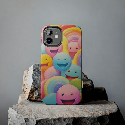 Smiley Faces case for iPhone 14 13 12 11 Pro Max case iPhone XR XS Max Case iPhone X Case iPhone 7 Plus iPhone 8 Plus case iPhone 6 case