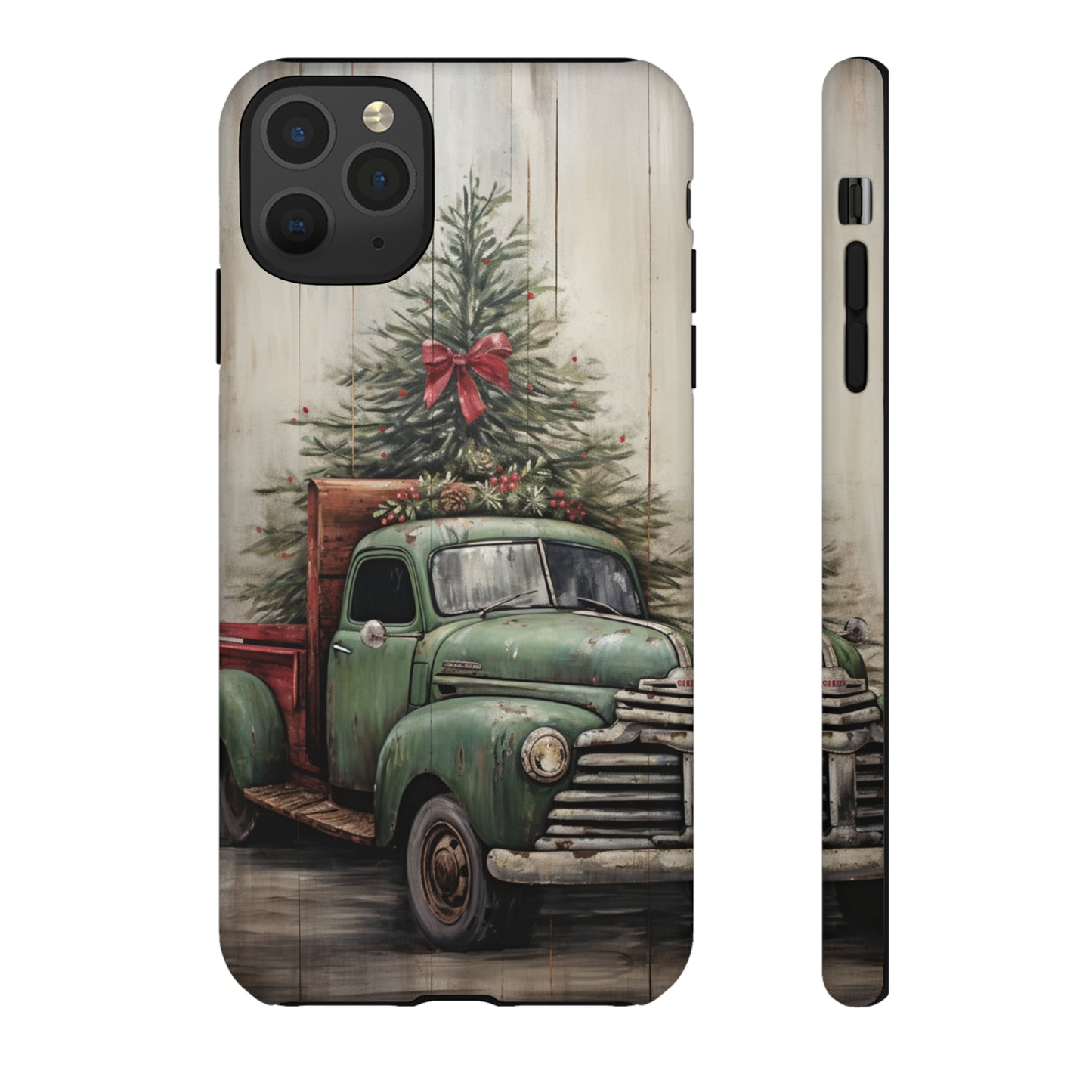 Christmas Pickup Truck Phone Case for iPhone