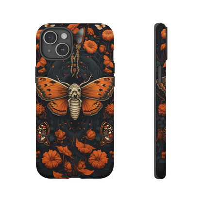 Eerie Elegance Halloween Goth Moth Phone Cover