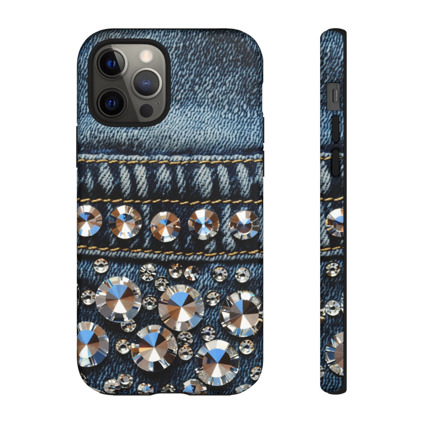 Blue Jean Queen Rhinestone Bling Phone Case