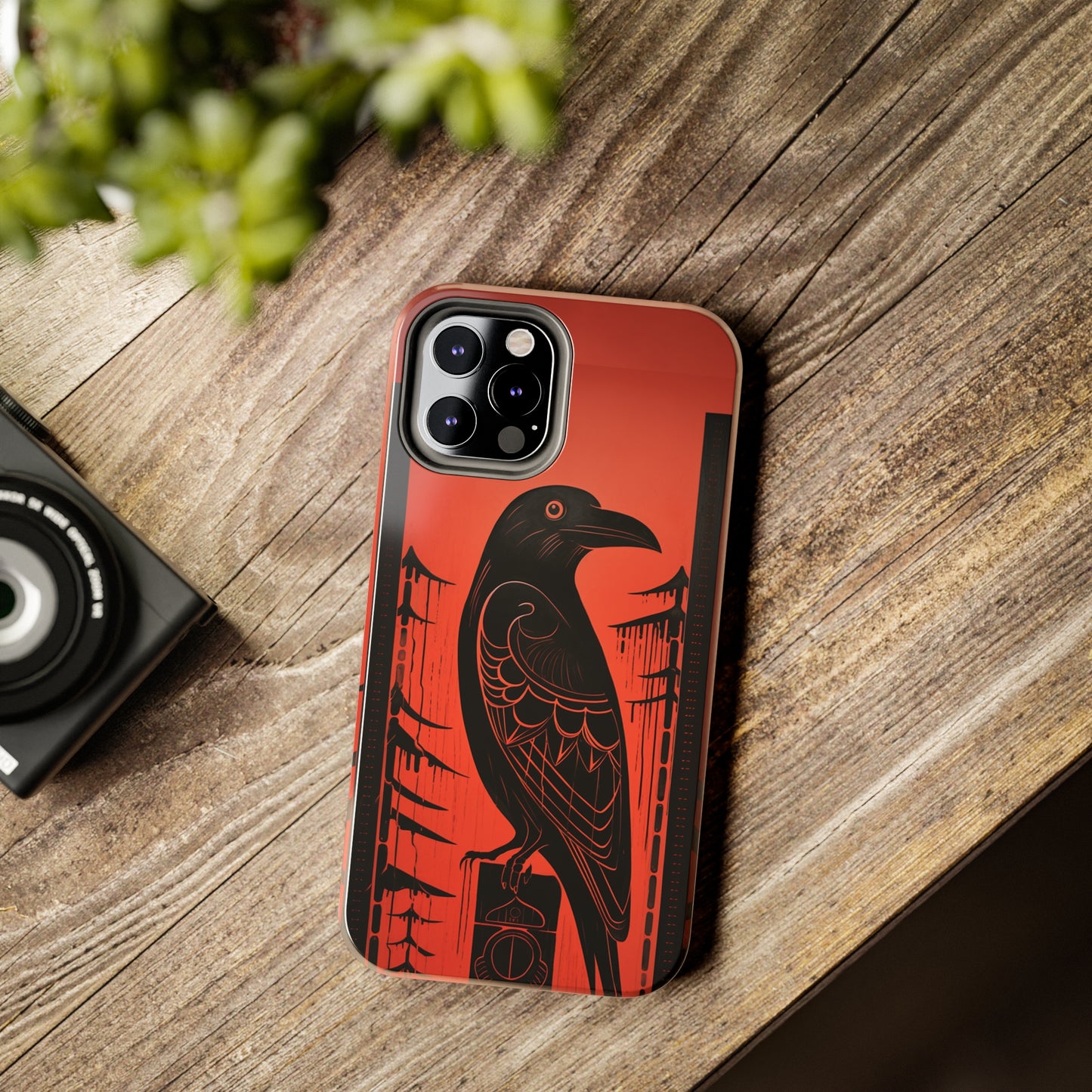 Mystic Totem: Northwest Native American Tribal Raven | Cultural Heritage iPhone Case