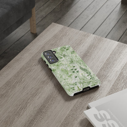 Floral Sage Green Wildflower Phone Case