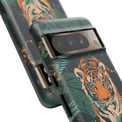 Retro Jungle Tiger Phone Case