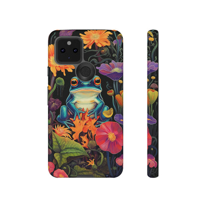 Floral Frogs Elegance Phone Case for Google Pixel, iPhone & Samsung Galaxy