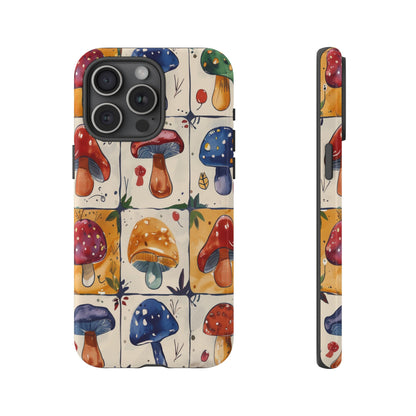 Trippy Magic Mushroom Toadstools Phone Case