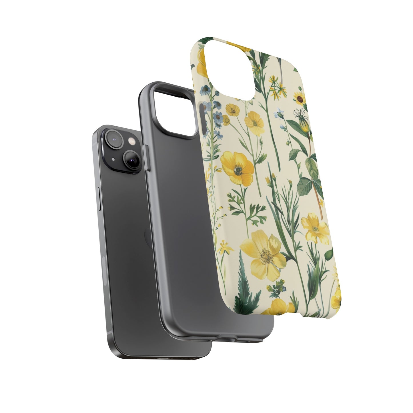 Floral Sage Yellow Wildflower Phone Case