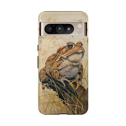 Toad on a Branch Japanese Style Art Painting Phone Case