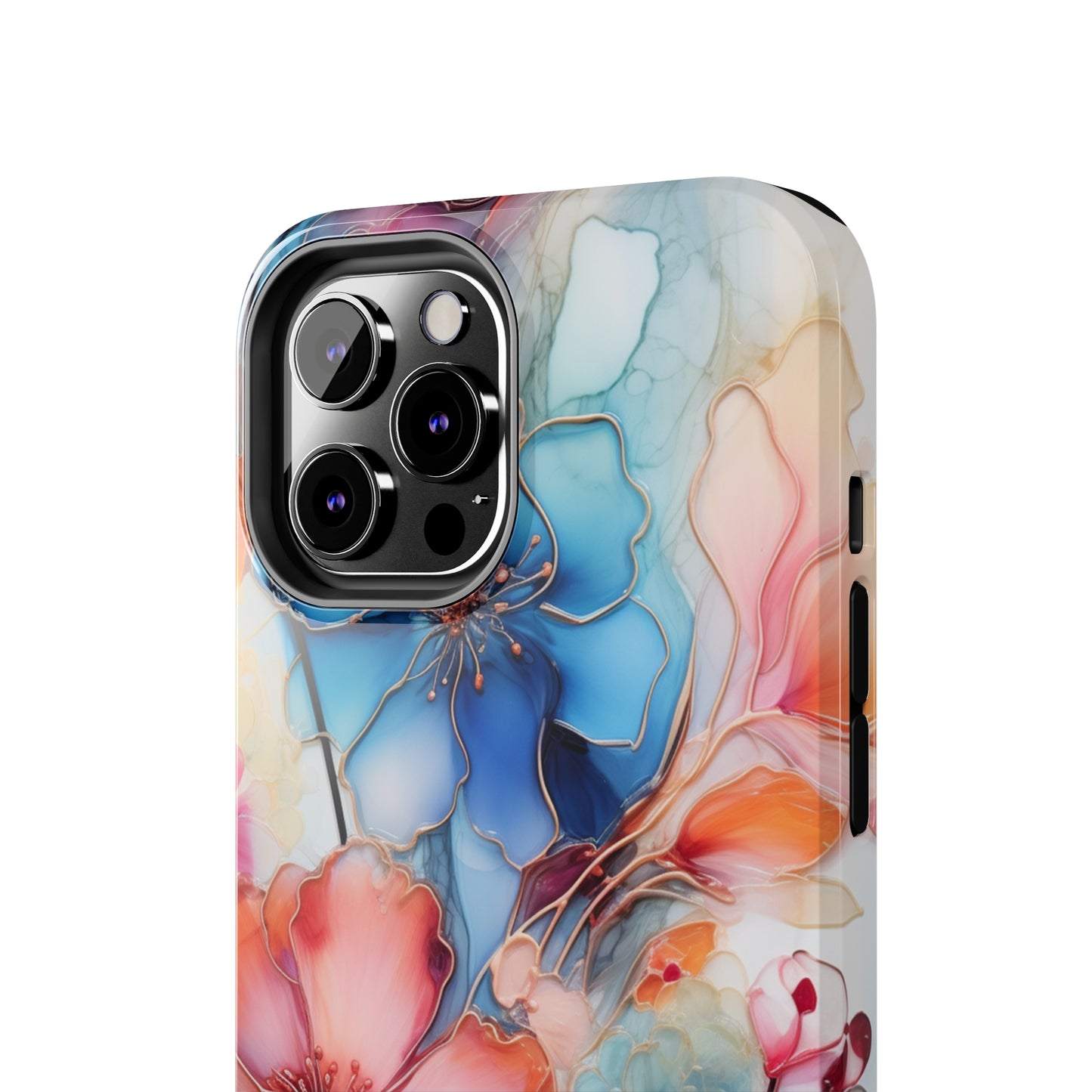 Marbled Watercolor iPhone Case | Embrace the Mesmerizing Multicolor Art