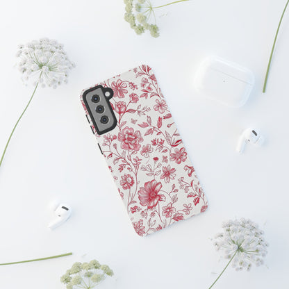 Pink Floral Wildflower Phone Case