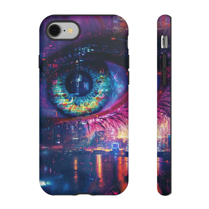 Eye of the Beholder Cyberpunk Art Phone Case