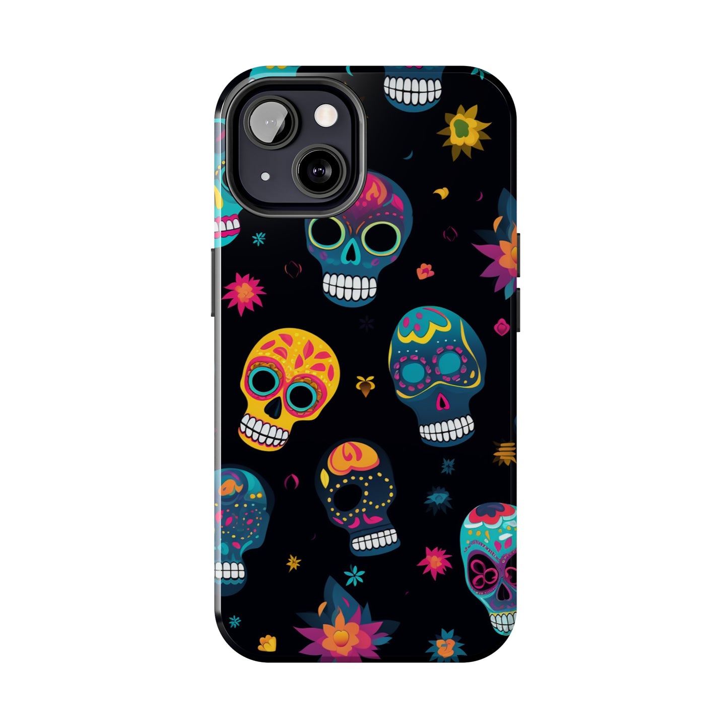 Sugar Skull iPhone Case | Day of the Dead Elegance for Apple iPhone Models