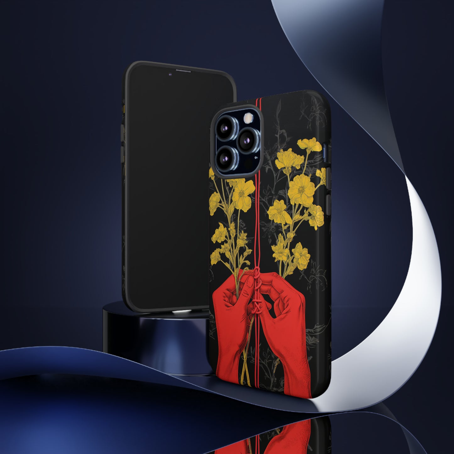 We Are All Connected Floral Phone Case