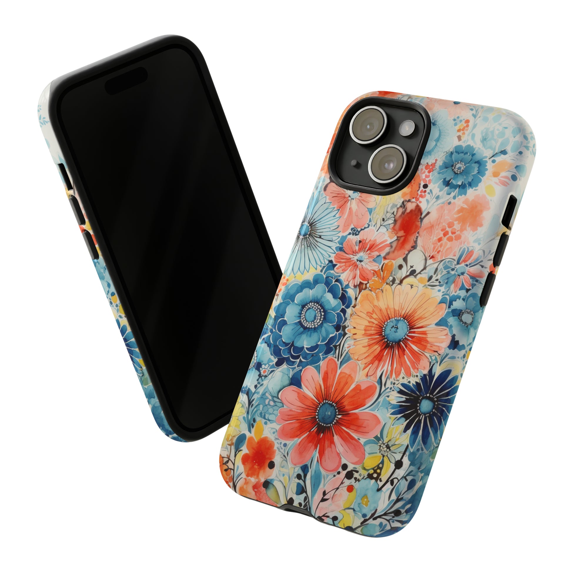 Artistic floral phone cover for Samsung Galaxy S23