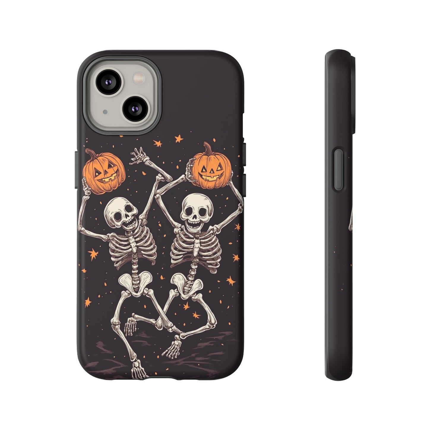 Dancing Skeletons with Jack-o'-Lanterns Phone Cover