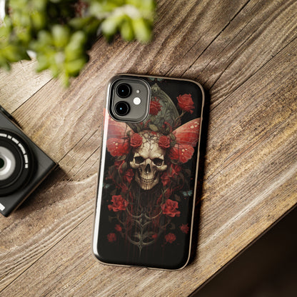 Deadhead Moth Gothic Dark Academia iPhone Case | Embrace Mysterious Elegance