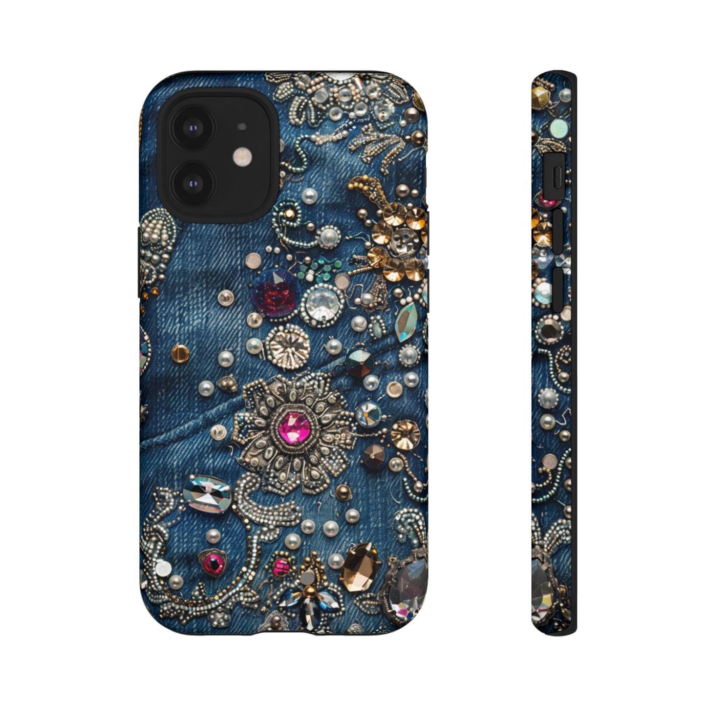 Blue Jean Queen Rhinestone Bling Phone Case