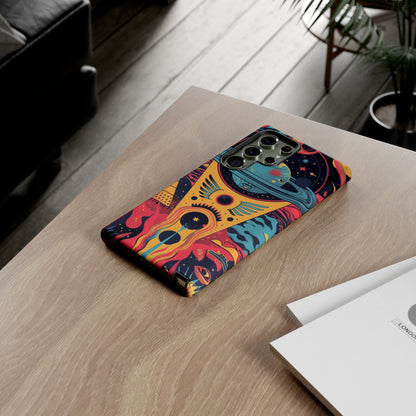 Cosmic Journey Space and Time Phone Case