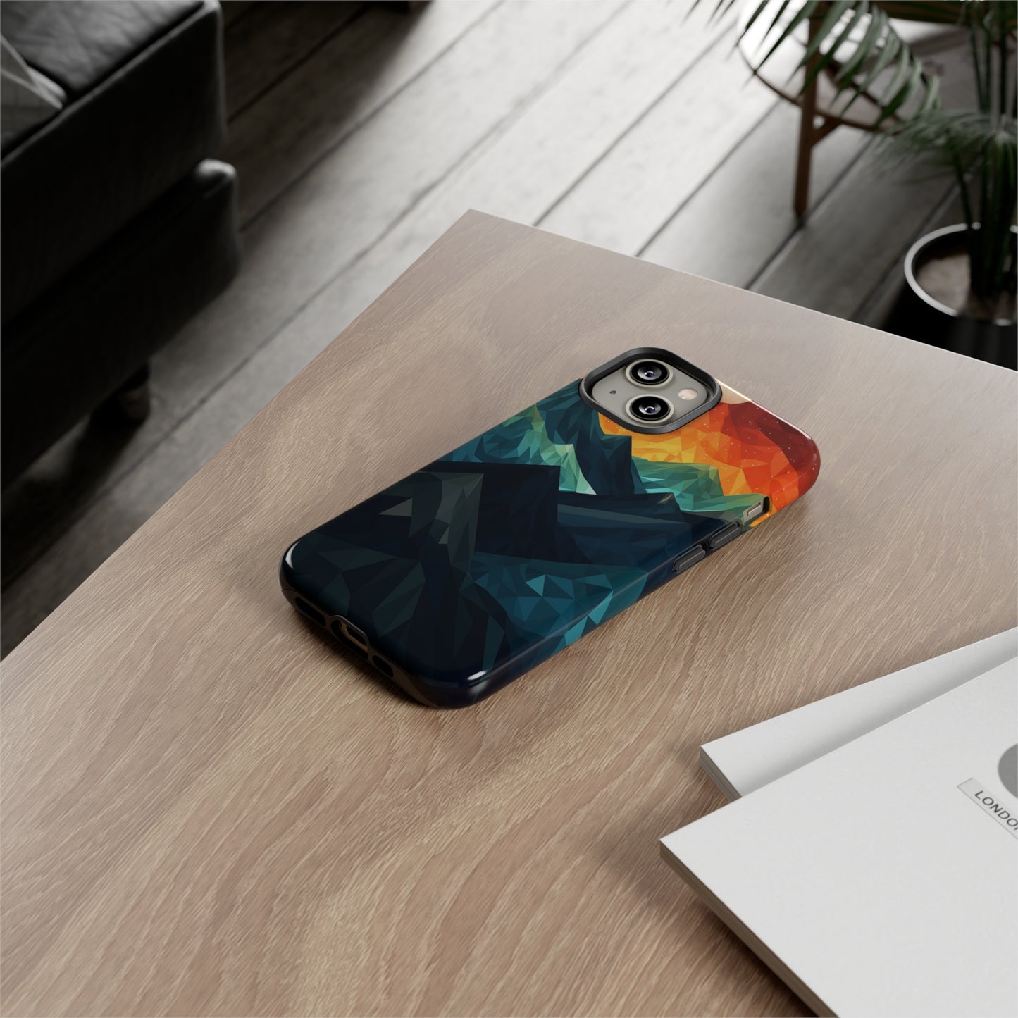 Mountain Abstract Tough Case | Embrace Nature's Beauty with a Durable Phone Case