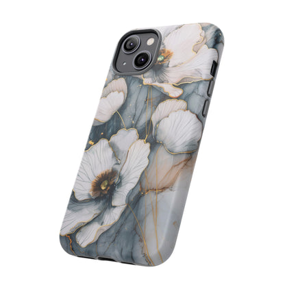 Flowers and Gold Phone Case