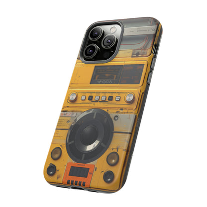 Cyberpunk Techno Gadget Walkman: Premium Phone Tough Case for iPhone, Samsung Galaxy, and Google Pixel