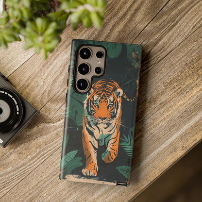 Retro Jungle Tiger Phone Case