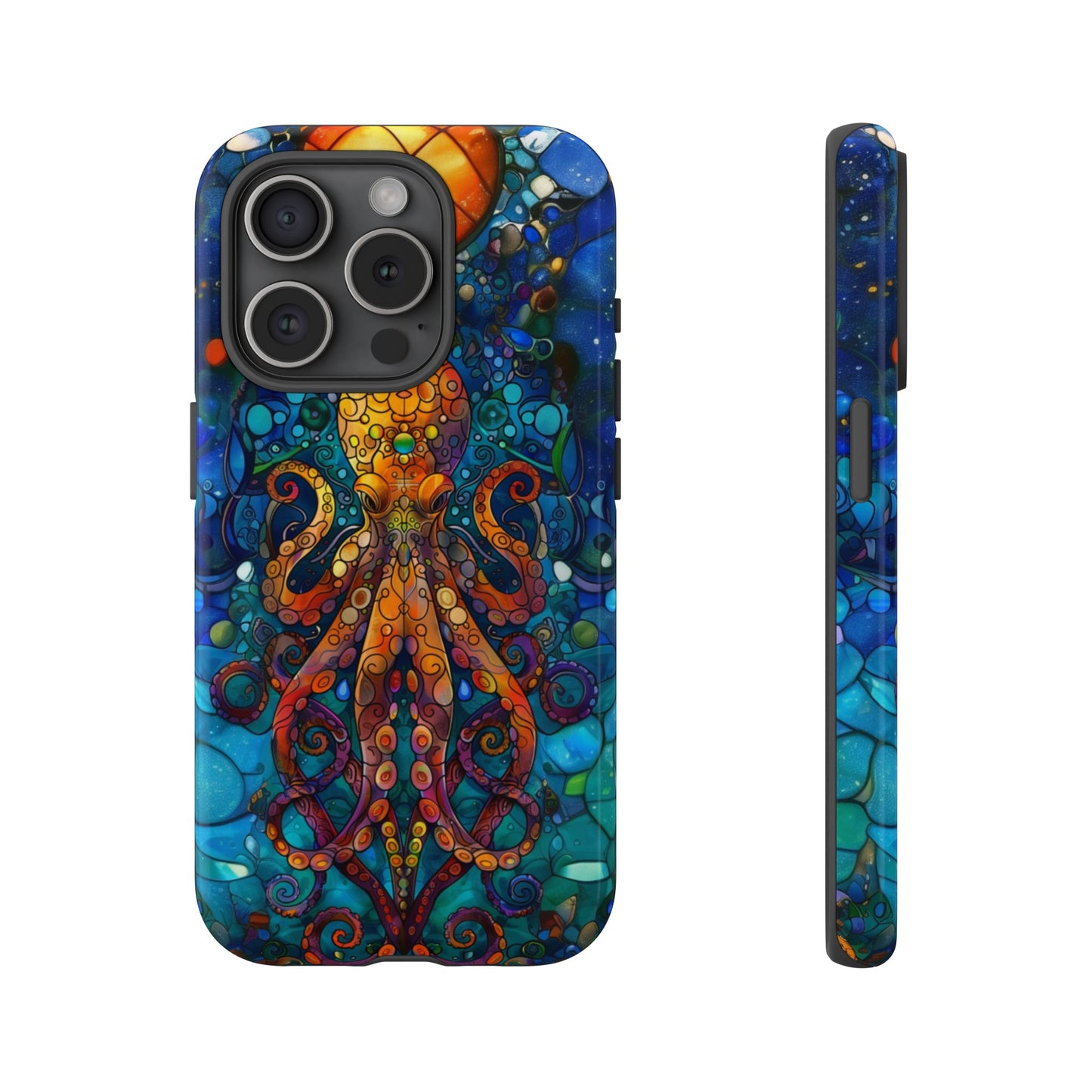 Octopus Stained Glass Undersea Magic Phone Case