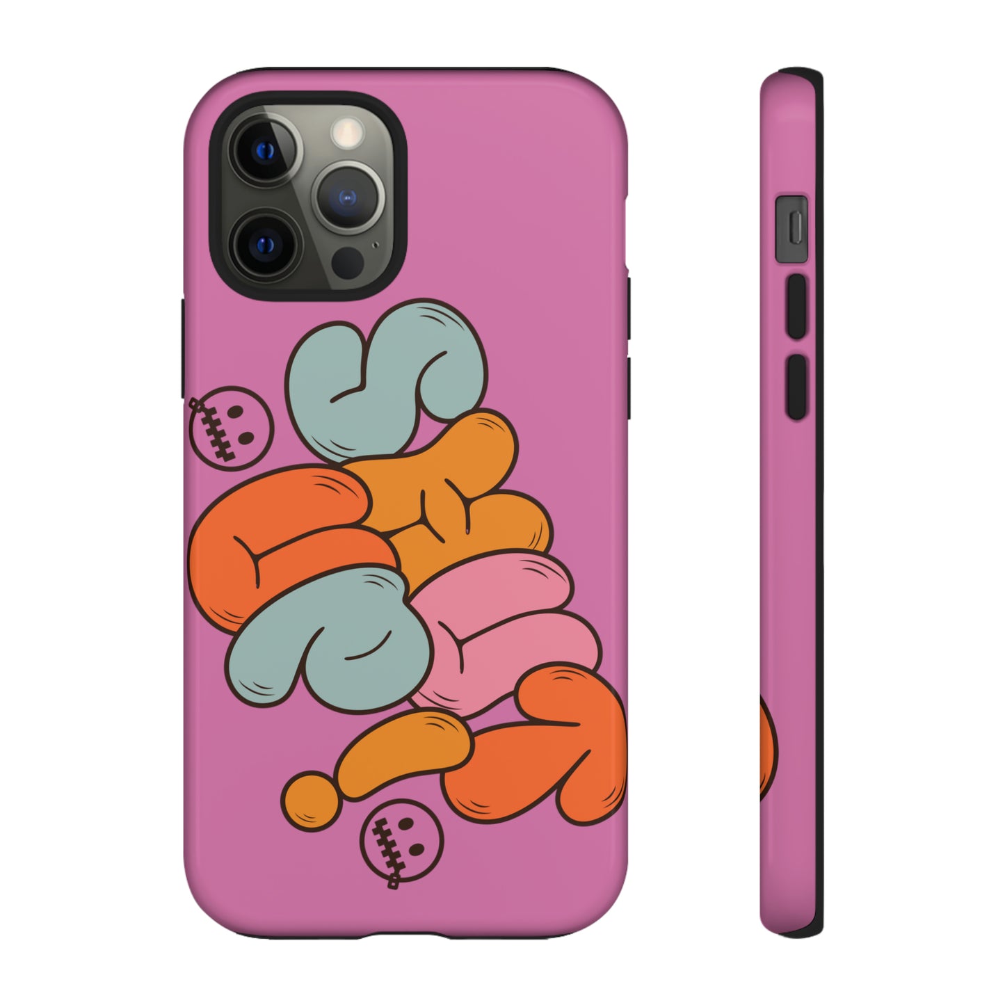 Shut Up Phone Case | Warm Retro Psychedelic Colors | For iPhone, Pixel, Samsung